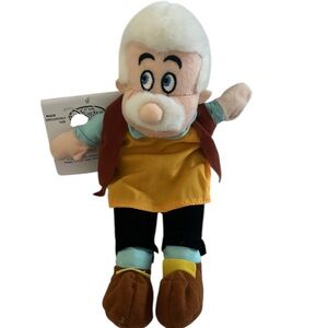 The Disney Store Pinocchio Geppetto Bean Bag Plush